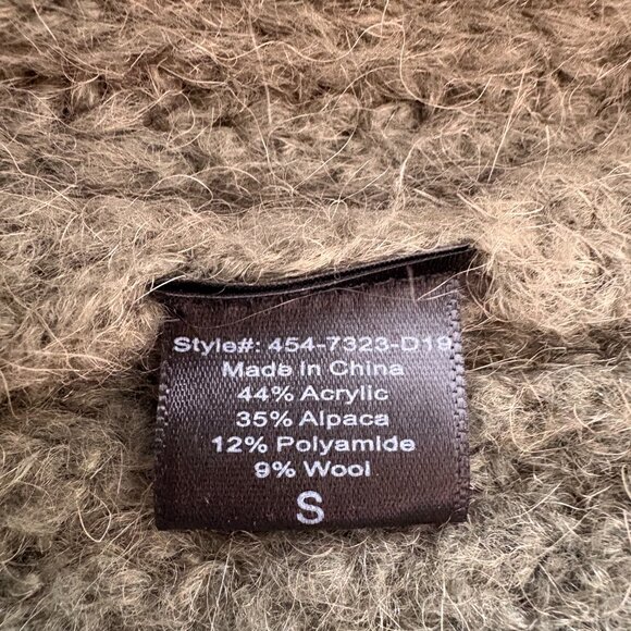 Jenni Kayne Cotton Cardigan Sweater - Small Olive Green - Picture 2 of 3